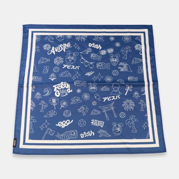 Second image of AE001 Avispa Bandana:Festival Navy