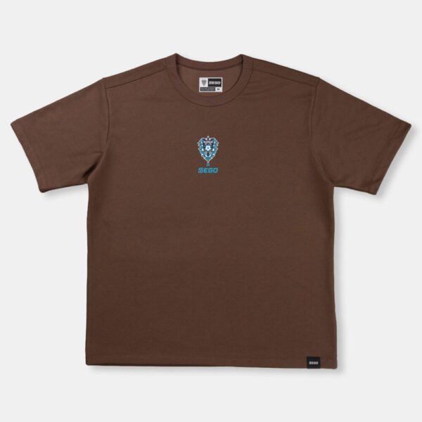 Second image of AE903 เสื้อยืดโอเวอร์ไซส์: สวัสดี อาวิสปา สีน้ำตาล
