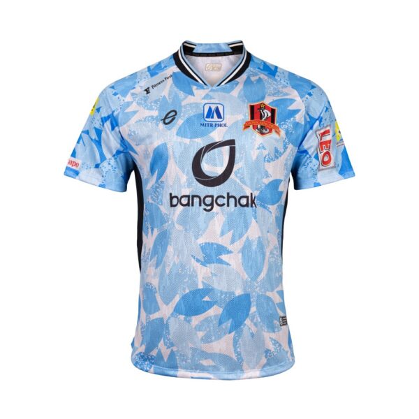KK043 FAN GRADE เสื้อแข่ง AWAY FAN SHIRT สีฟ้า/ขาว